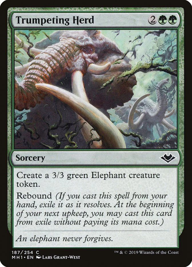 Trumpeting Herd 187/254 (Modern Horizons)