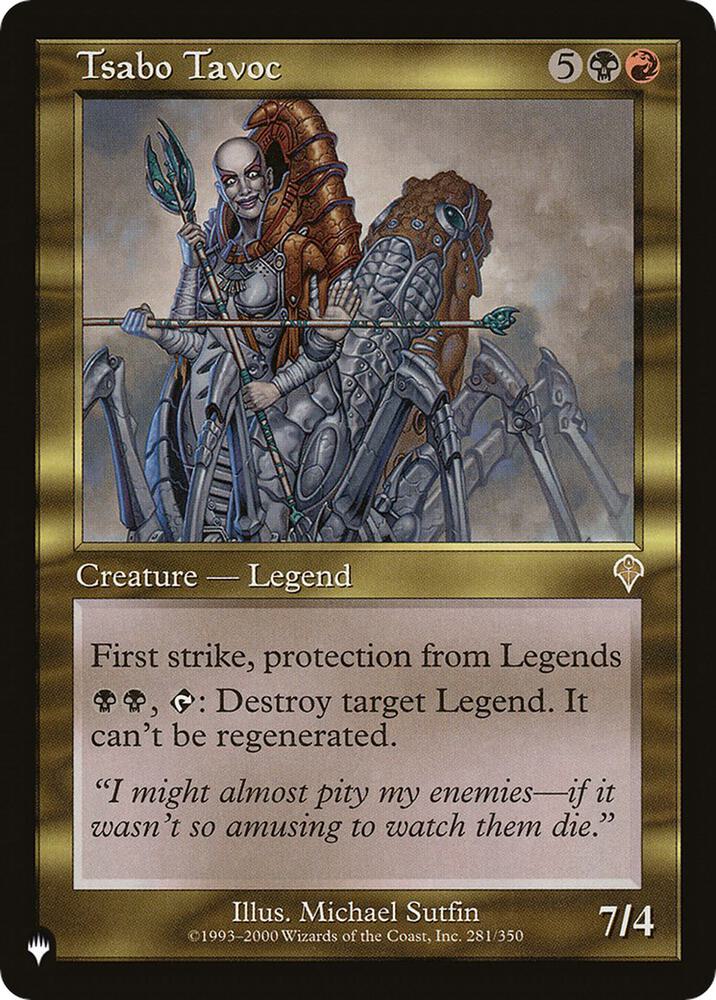 Tsabo Tavoc INV-281/5075 (The List Reprints)