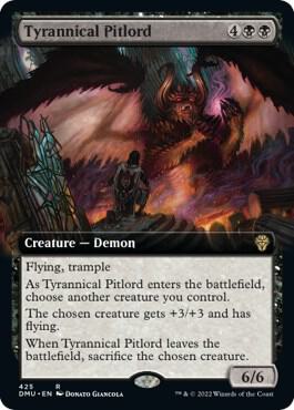 Tyrannical Pitlord Extended Art 425/281 (Dominaria United)