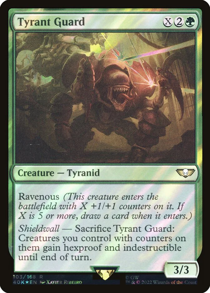 Tyrant Guard 103โ
/617 (Universes Beyond: Warhammer 40,000) - Surge Foil