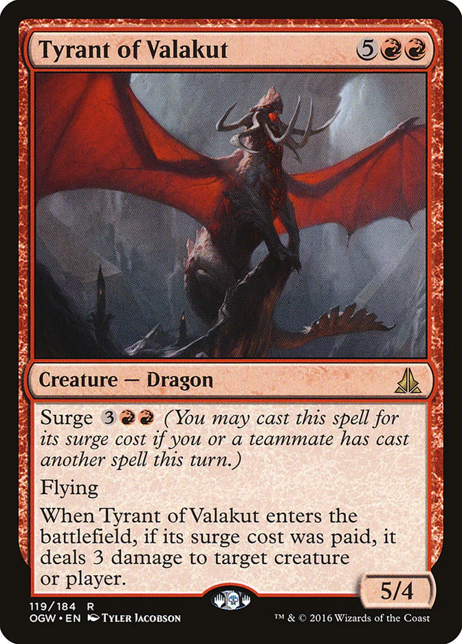 Tyrant of Valakut 119 (Oath of the Gatewatch)