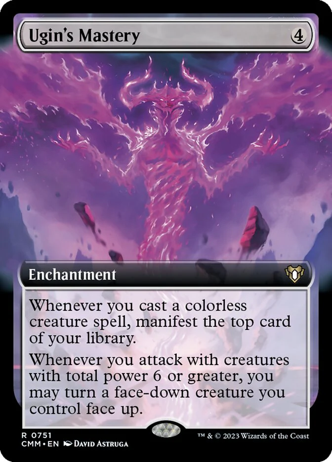 Ugin's Mastery 751/451 (Commander Masters)  - Extended Art Foil