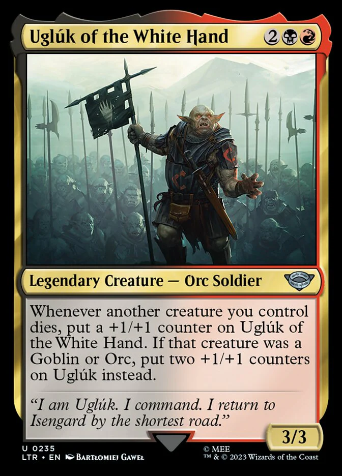 Uglúk of the White Hand 235/281 (Universes Beyond: The Lord of the Rings: Tales of Middle-earth)