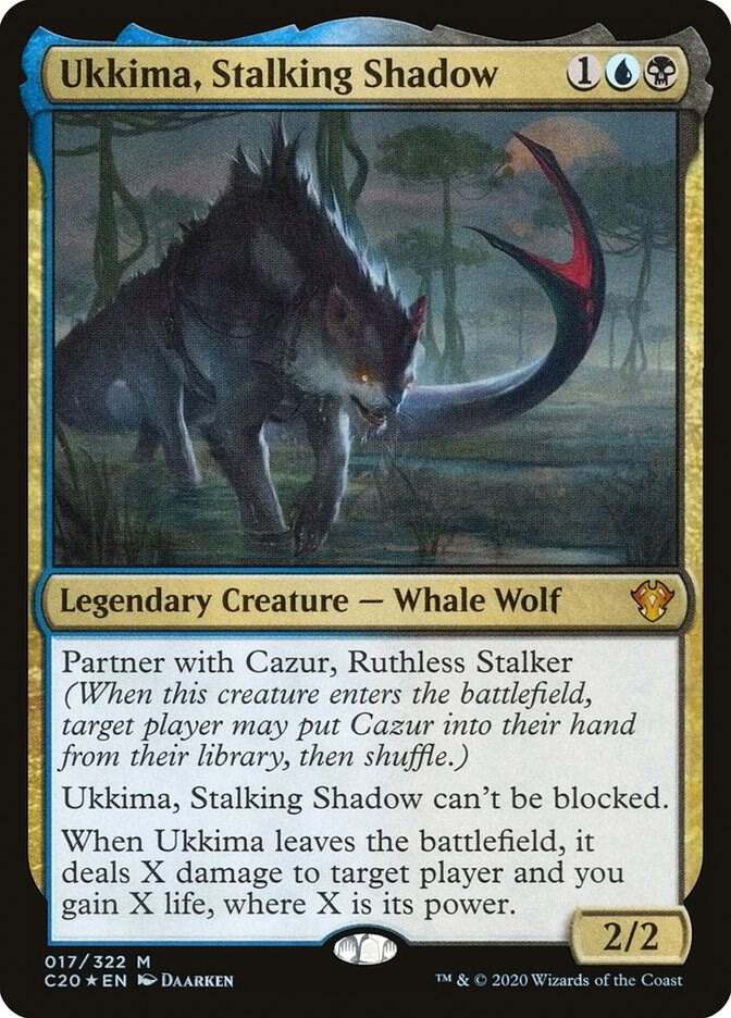 Ukkima, Stalking Shadow 17/322 (Commander 2020)  - Foil