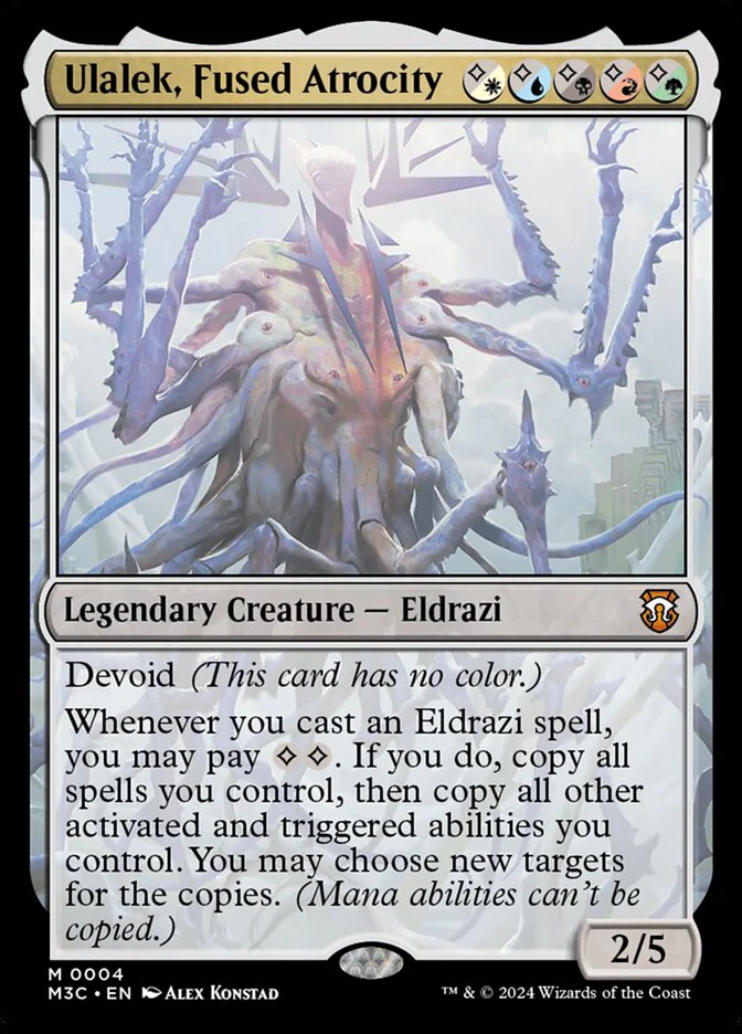 Ulalek, Fused Atrocity 4 (Commander: Modern Horizons 3) - Foil