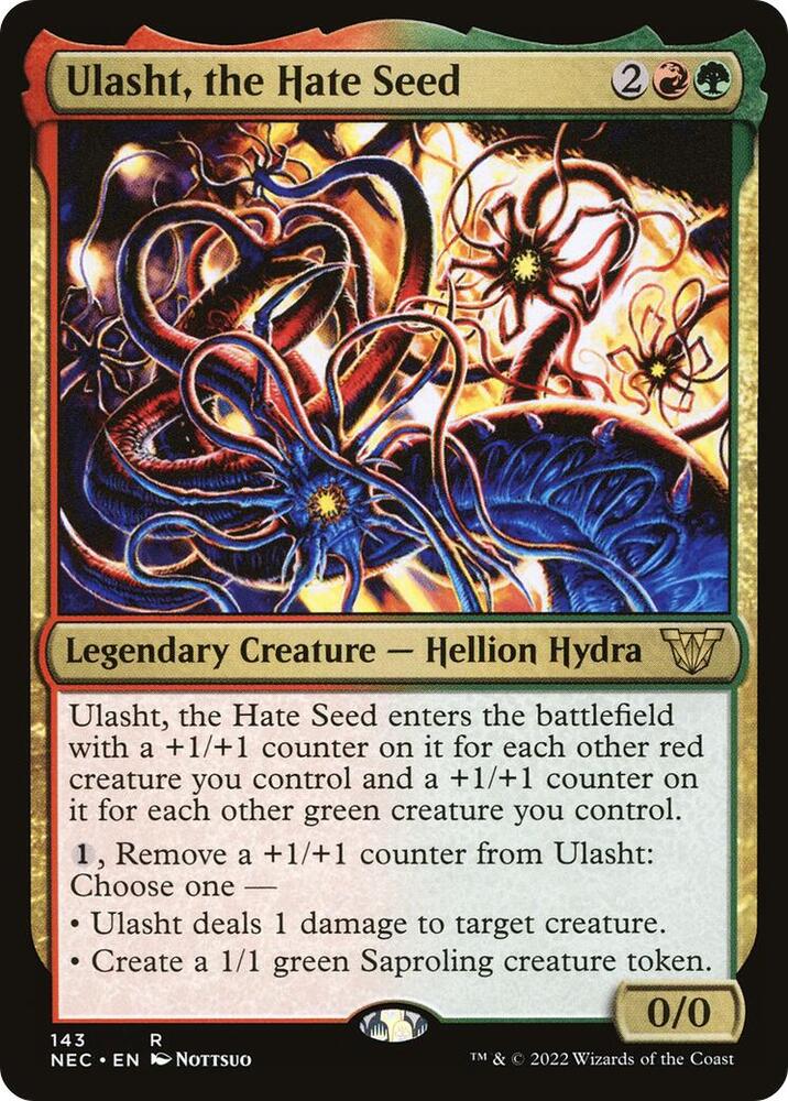 Ulasht, the Hate Seed 143/38 (Commander: Kamigawa: Neon Dynasty)