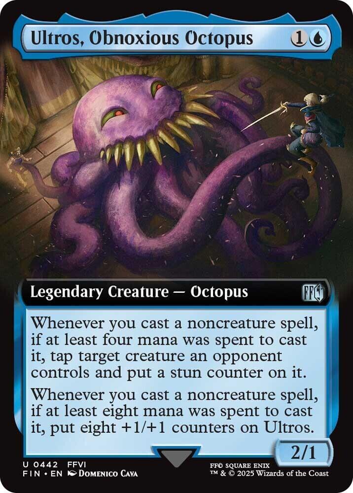 Ultros, Obnoxious Octopus 442/309 (FINAL FANTASY)  - Extended Art Foil