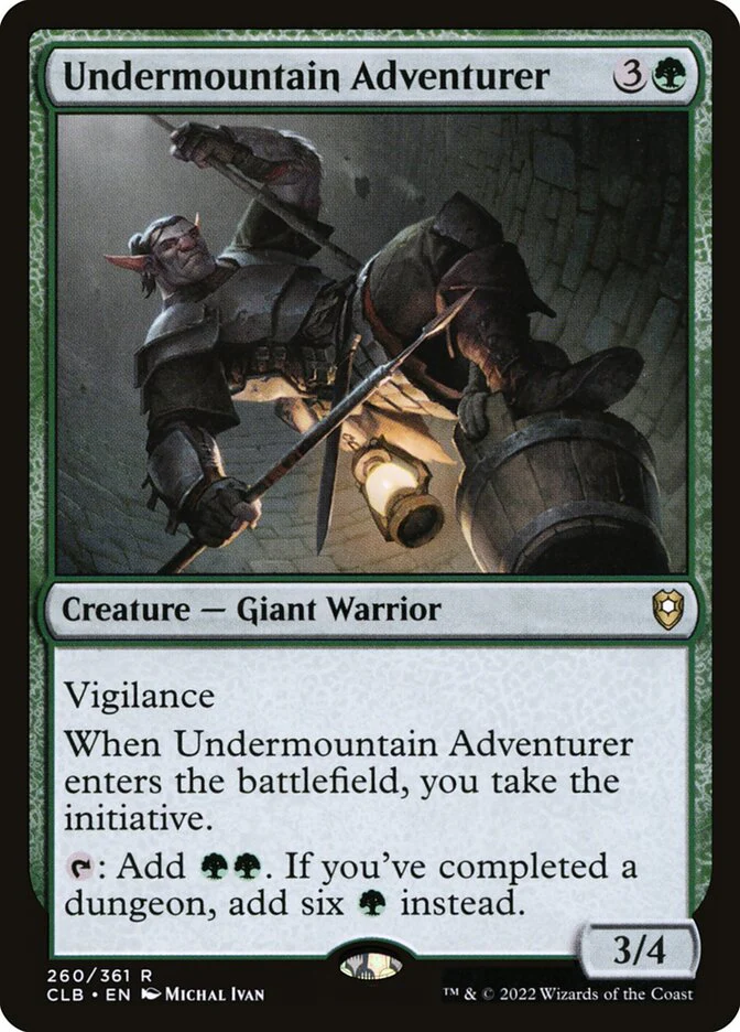 Undermountain Adventurer 260/361 (Commander Legends: Battle for Baldur's Gate)  - Foil