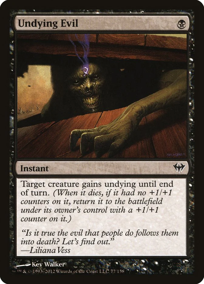 Undying Evil 77 (Dark Ascension)  - Foil