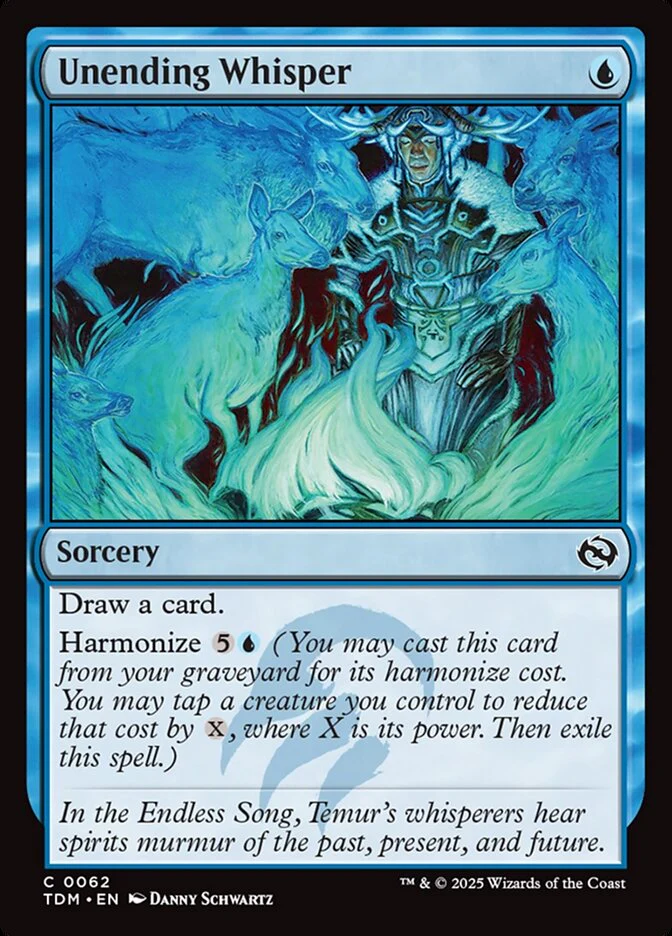 Unending Whisper 62/291 (Tarkir: Dragonstorm)  - Foil