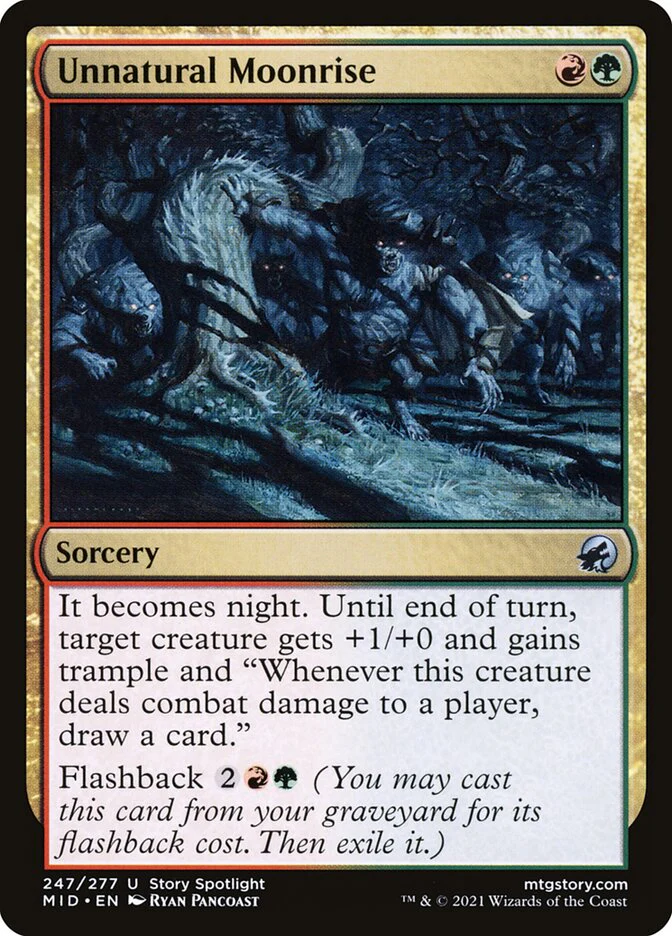 Unnatural Moonrise 247/277 (Innistrad: Midnight Hunt) - Foil