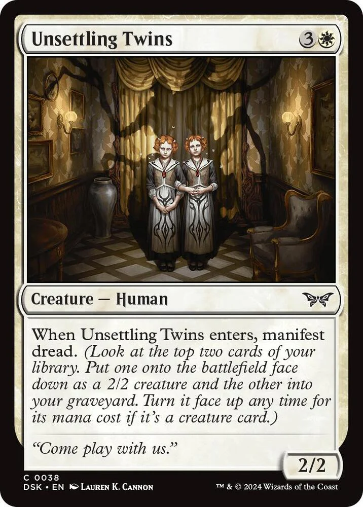 Unsettling Twins 38/286 (Duskmourn: House of Horror)