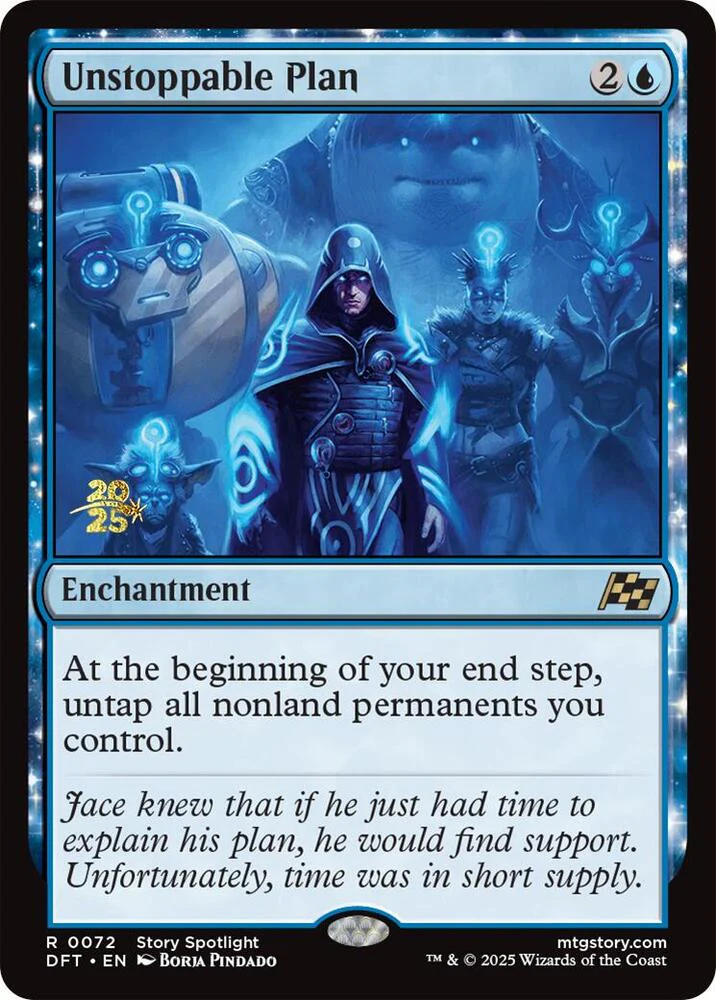 Unstoppable Plan 72s/160 (Prerelease Cards)  - Foil