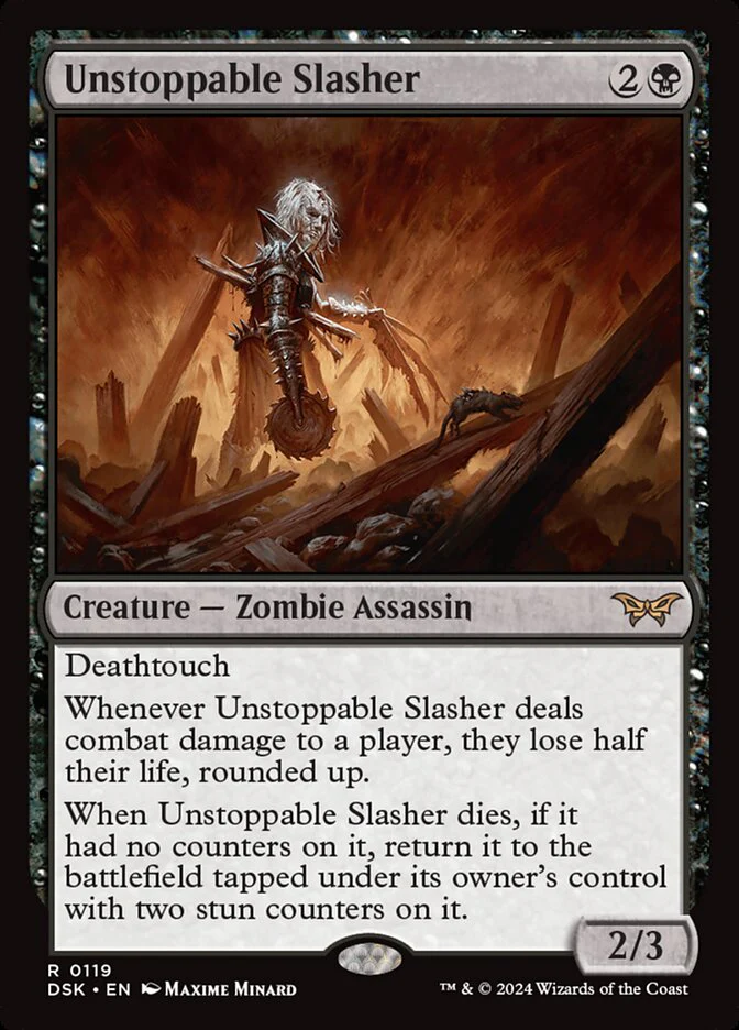 Unstoppable Slasher 0119 119 (Duskmourn: House of Horror)  - Foil