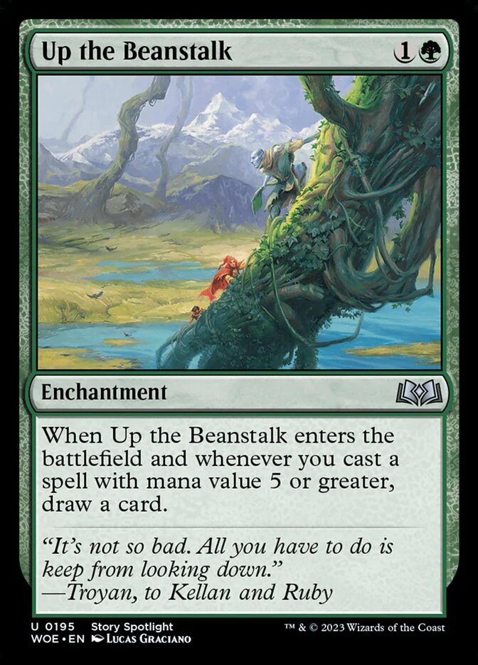 Up the Beanstalk 195/276 (Wilds of Eldraine) - Foil