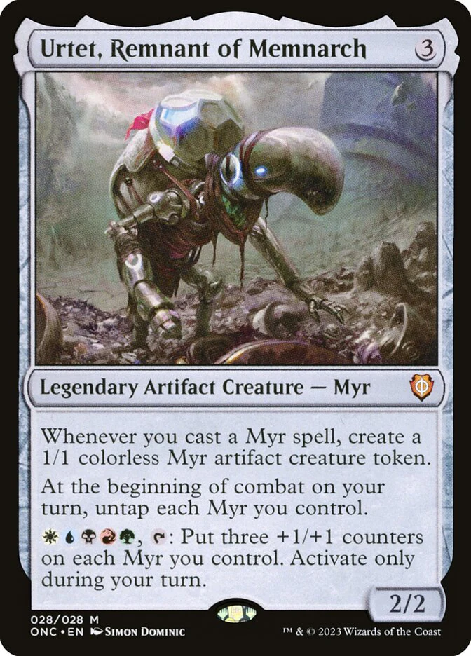 Urtet, Remnant of Memnarch 28/28 (Commander: Phyrexia: All Will Be One)