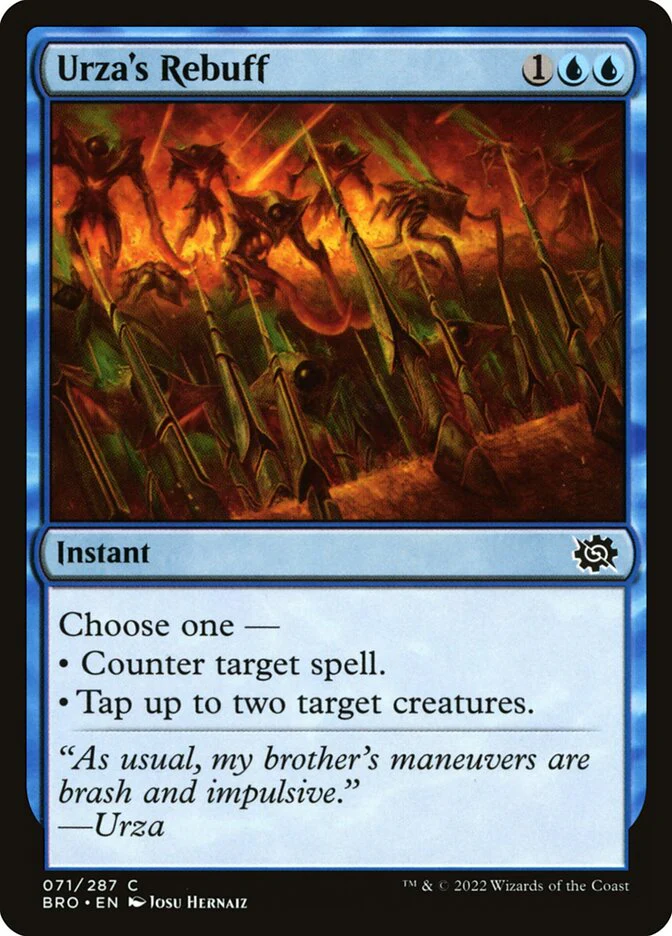 Urza's Rebuff 71/287 (The Brothers' War) - Foil