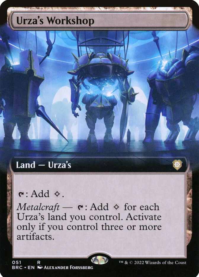 Urzas Workshop Extended Art 51 (Commander: The Brothers' War)  - Foil