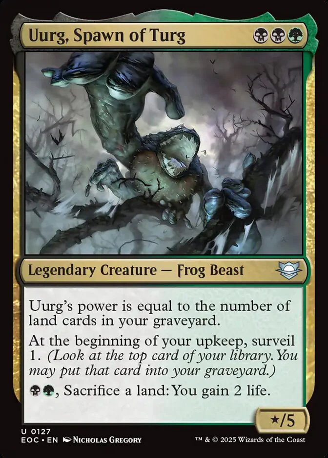 Uurg, Spawn of Turg 127/191 (Commander: Edge of Eternities)