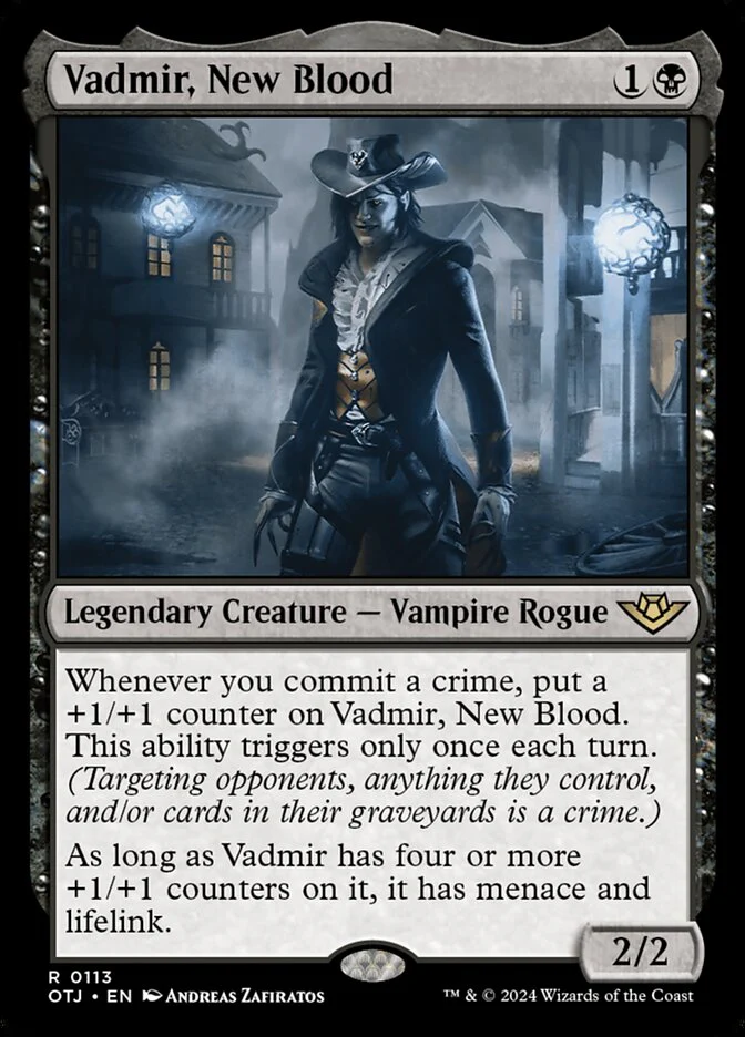 Vadmir, New Blood 113/286 (Outlaws of Thunder Junction)  - Foil