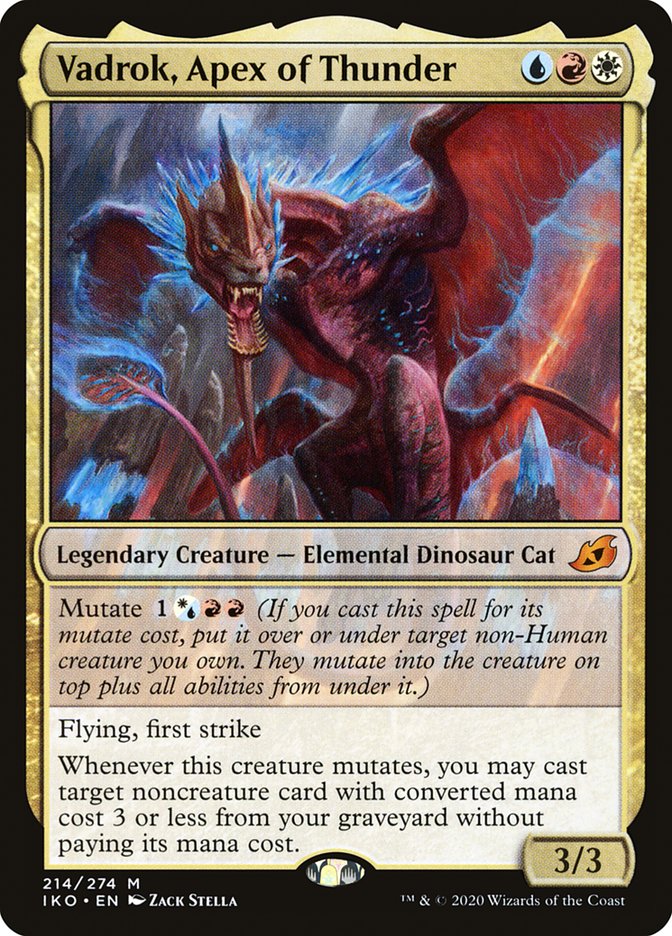 Vadrok, Apex of Thunder 214/274 (Ikoria: Lair of Behemoths)