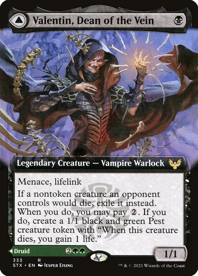 Valentin, Dean of the Vein // Lisette, Dean of the Root 333/275 (Strixhaven: School of Mages)