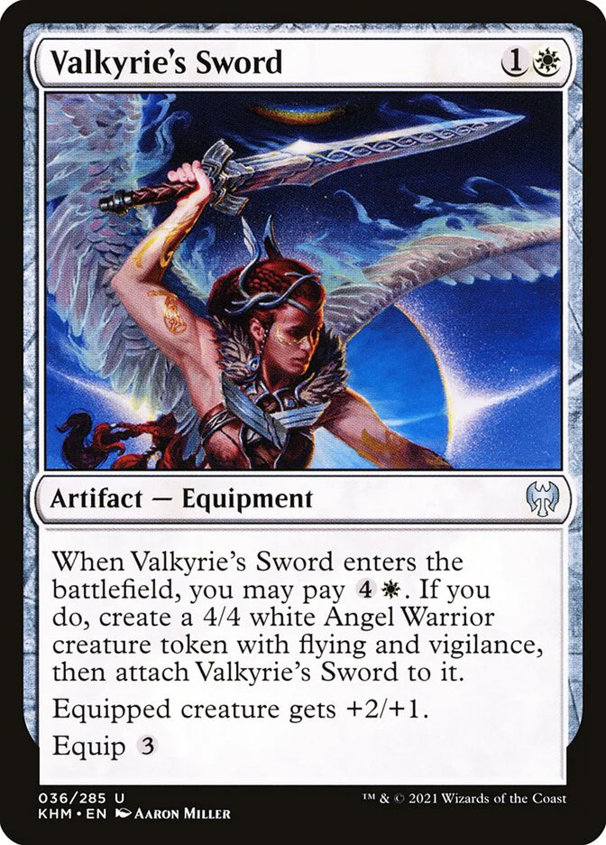 Valkyrie's Sword 36/285 (Kaldheim)