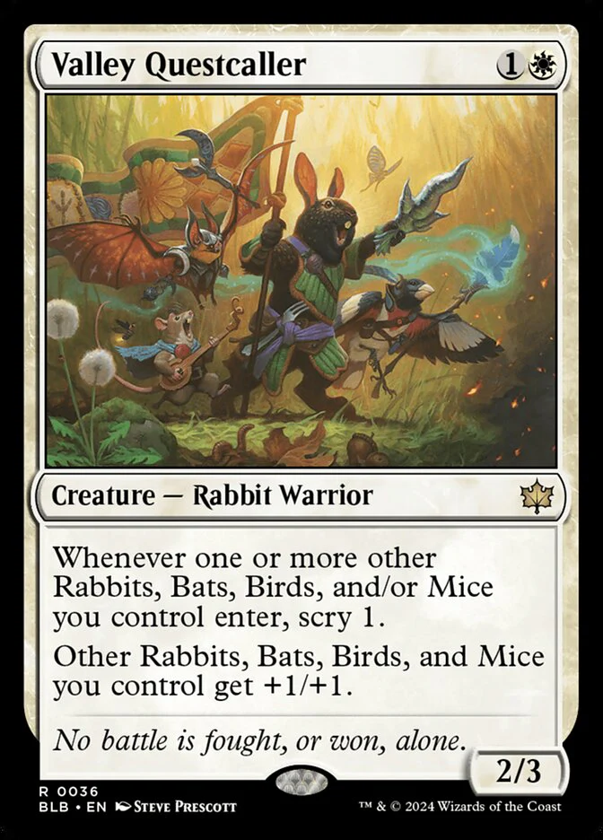 Valley Questcaller 36 (Bloomburrow)  - Foil