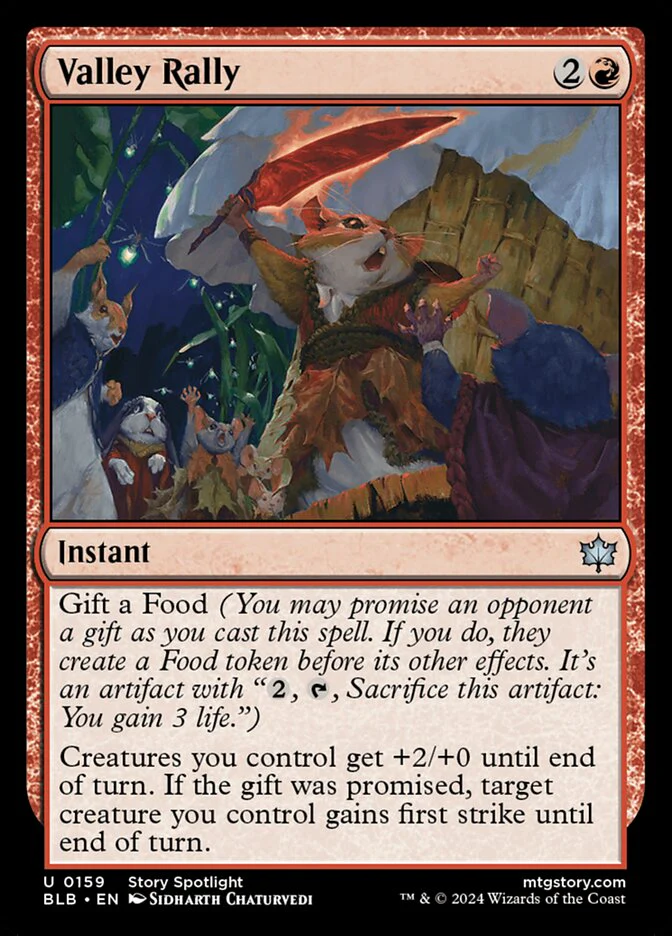 Valley Rally 159 (Bloomburrow)  - Foil
