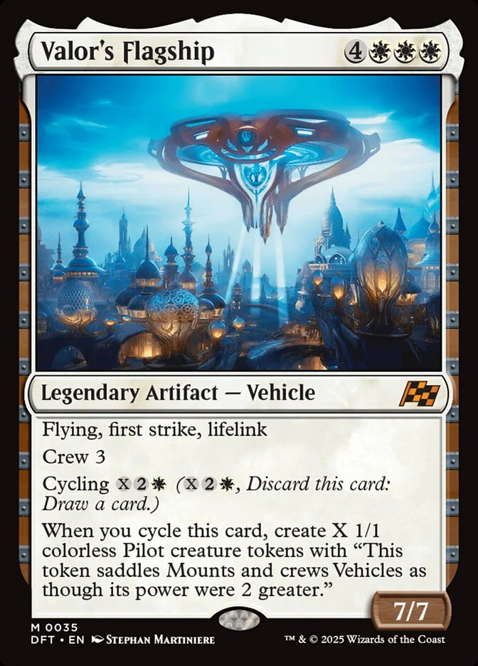 Valor's Flagship 35 (Aetherdrift) - Foil