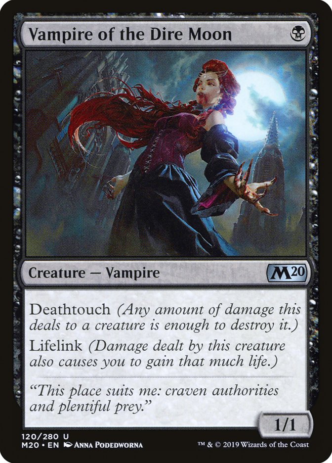 Vampire of the Dire Moon 120 (Core Set 2020)