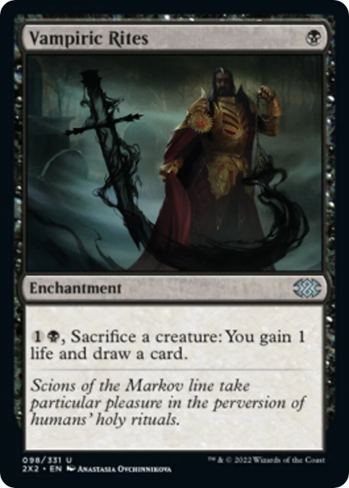 Vampiric Rites 98/331 (Double Masters 2022)  - Foil