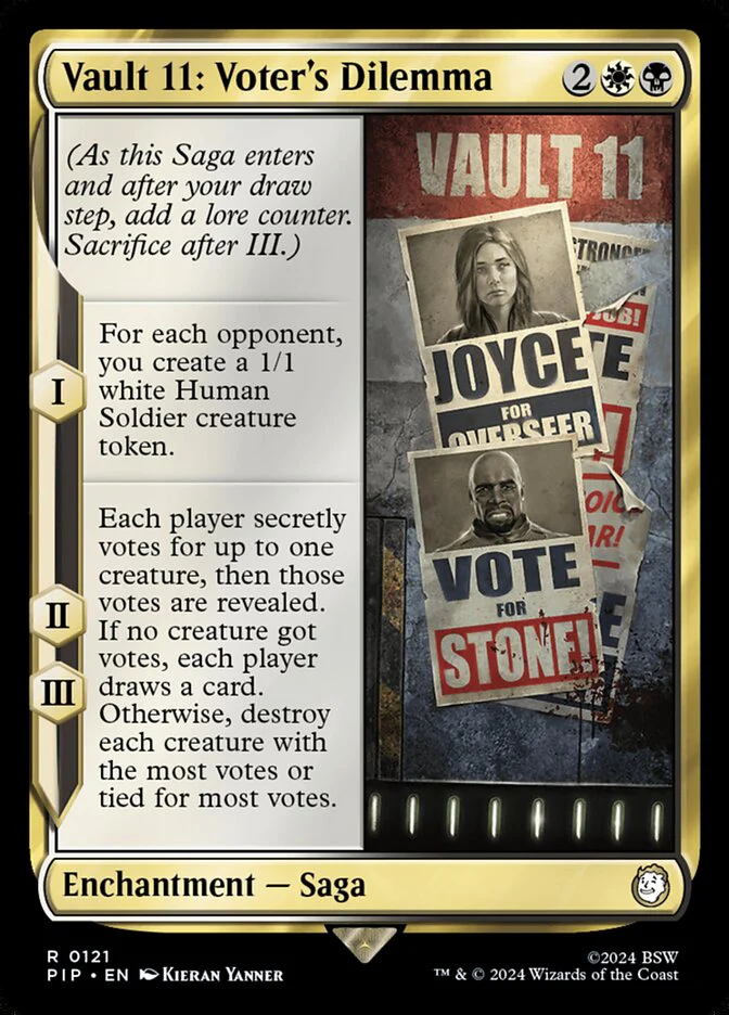Vault 11: Voter's Dilemma 121 (Universes Beyond: Fallout)