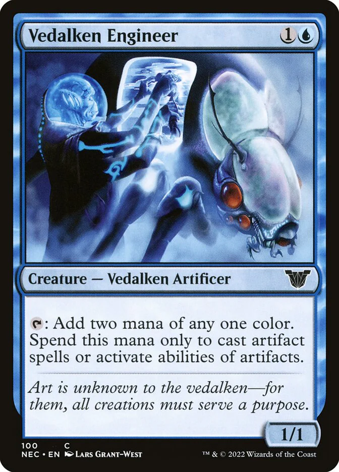 Vedalken Engineer 100/38 (Commander: Kamigawa: Neon Dynasty)