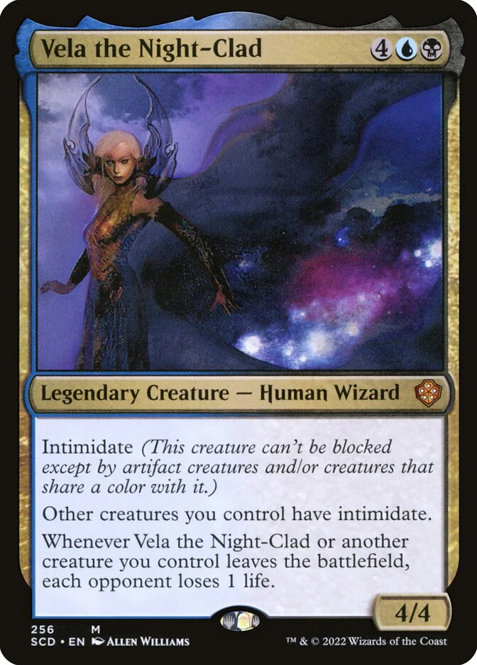 Vela the Night-Clad 256/352 (Starter Commander Decks)