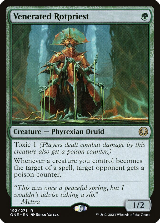 Venerated Rotpriest 192/271 (Phyrexia: All Will Be One)  - Foil