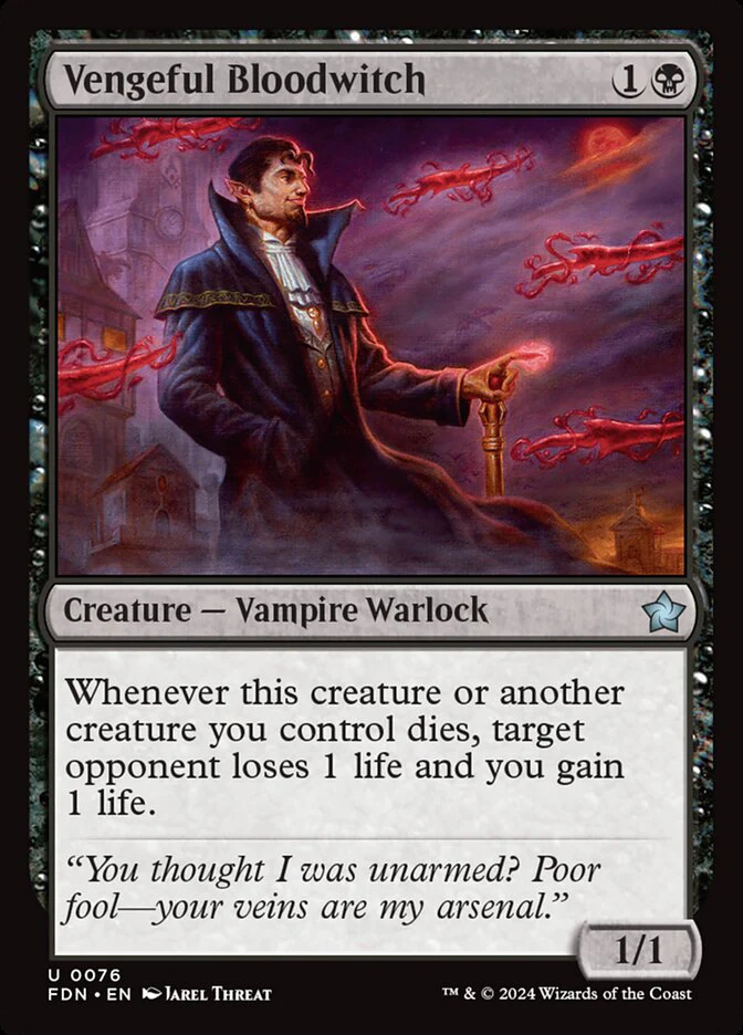 Vengeful Bloodwitch 76 (Foundations) - Foil