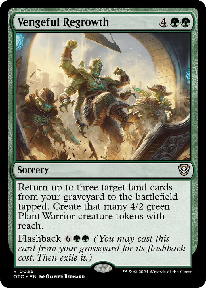 Vengeful Regrowth 35/342 (Commander: Outlaws of Thunder Junction)