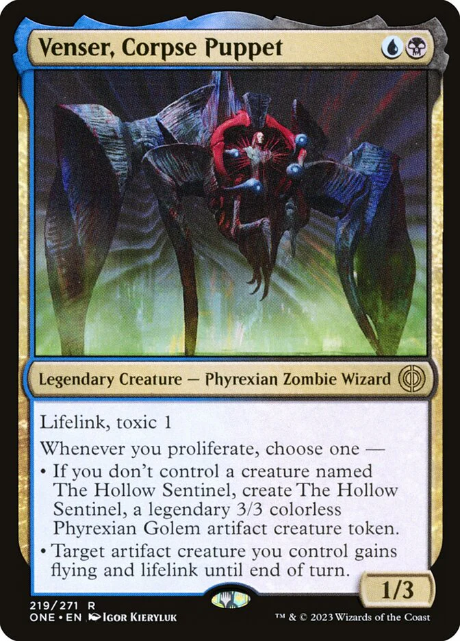 Venser, Corpse Puppet 219/271 (Phyrexia: All Will Be One) - Foil