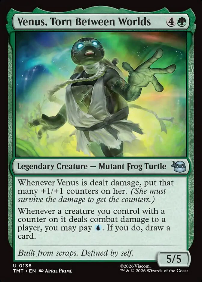Venus, Torn Between Worlds 136/190 (Teenage Mutant Ninja Turtles)