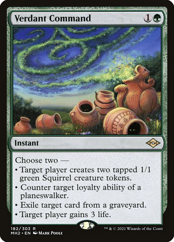 Verdant Command 182 (Modern Horizons 2)