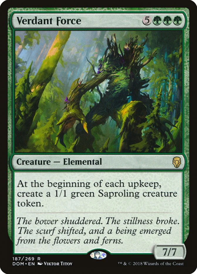 Verdant Force 187/269 (Dominaria)