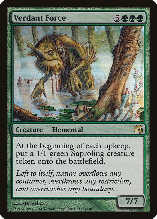 Verdant Force 8/50 (Premium Deck Series: Graveborn)  - Foil