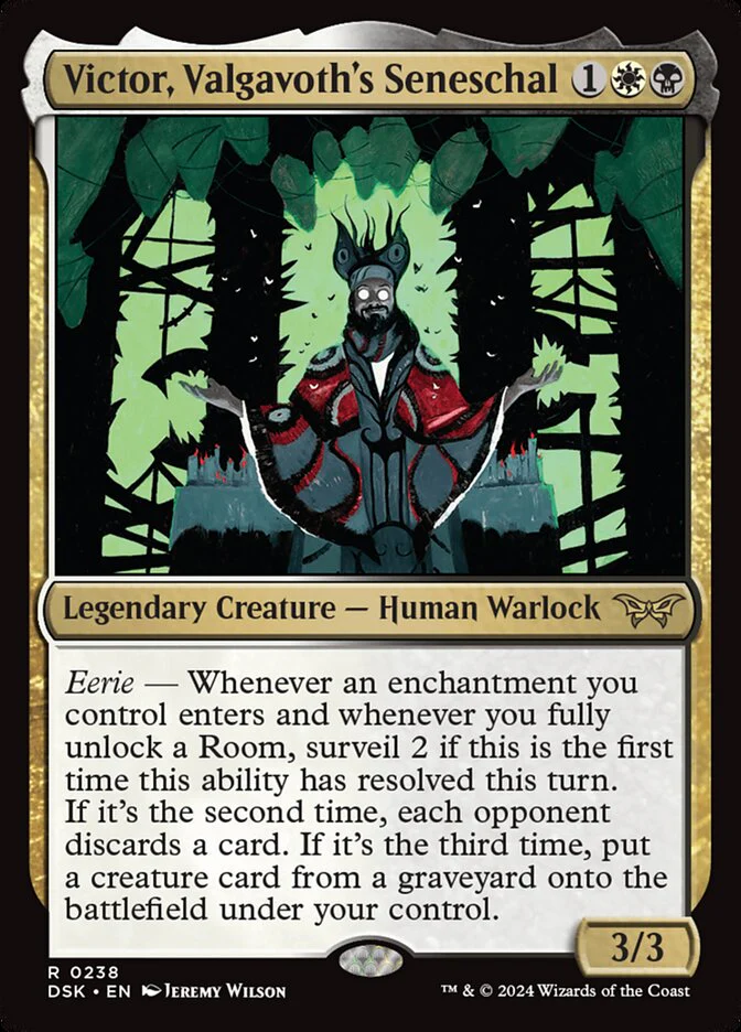Victor, Valgavoth's Seneschal 238 (Duskmourn: House of Horror)  - Foil