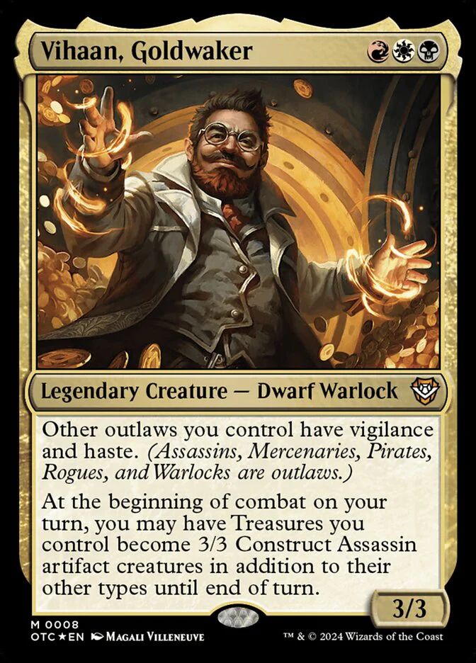 Vihaan, Goldwaker 8/342 (Commander: Outlaws of Thunder Junction) - Foil