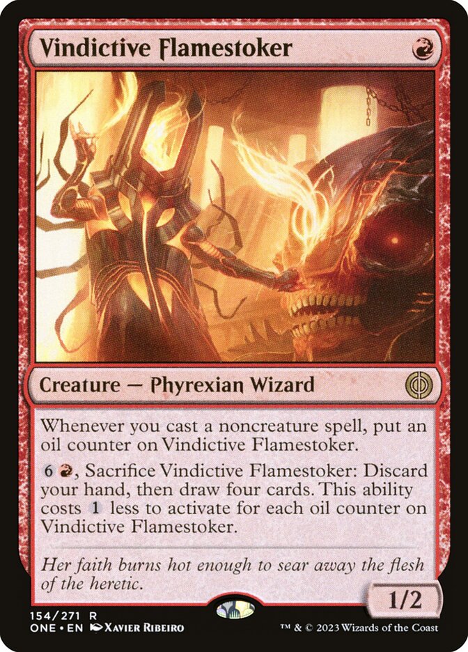 Vindictive Flamestoker 154/271 (Phyrexia: All Will Be One) - Foil