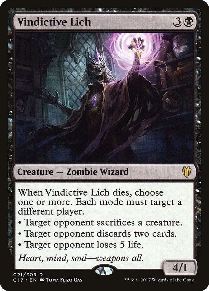 Vindictive Lich 21/309 (Commander 2017)