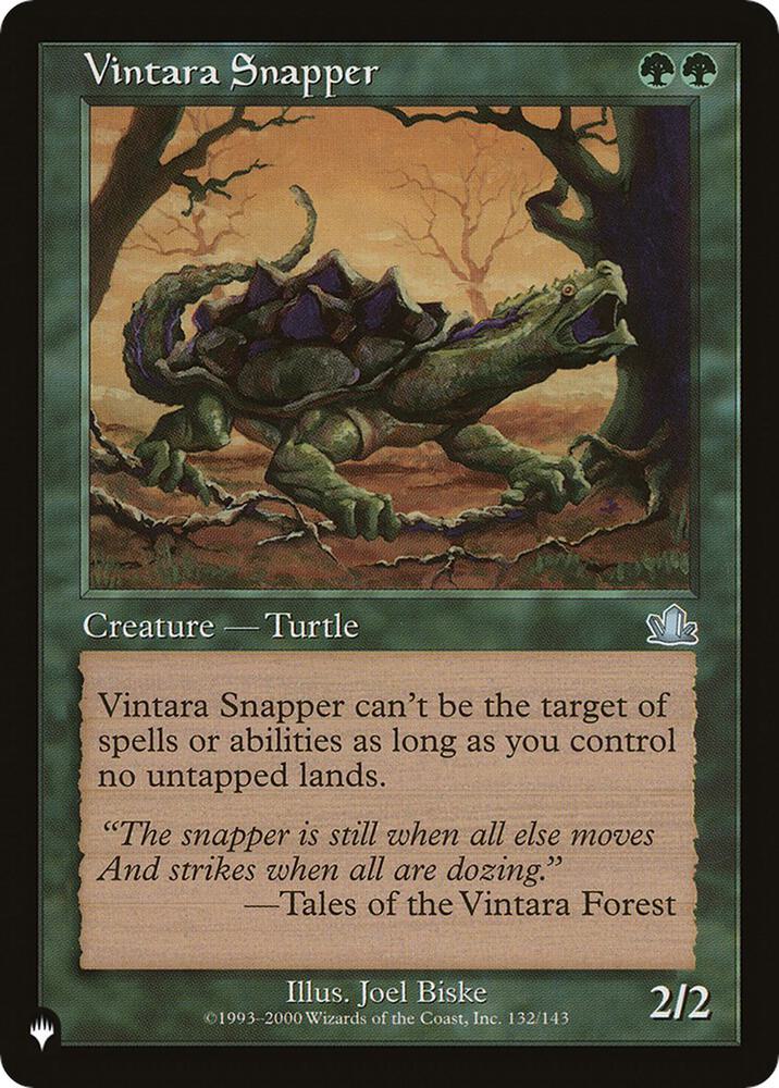 Vintara Snapper PCY-132/5075 (The List Reprints)
