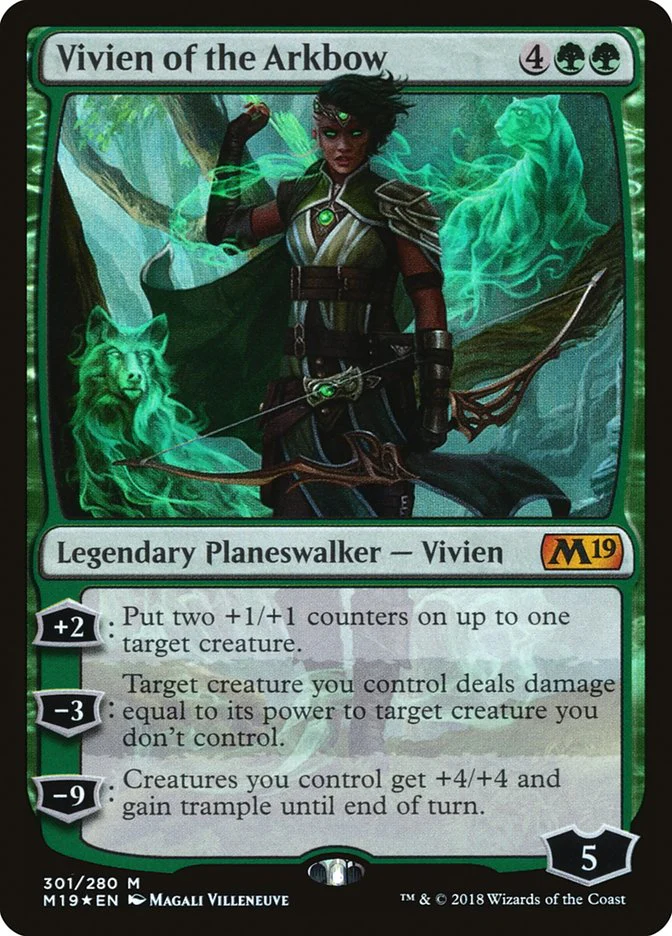 Vivien of the Arkbow 301/280 (Core Set 2019) - Foil