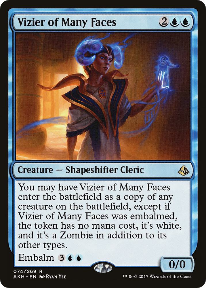 Vizier of Many Faces 74/269 (Amonkhet)